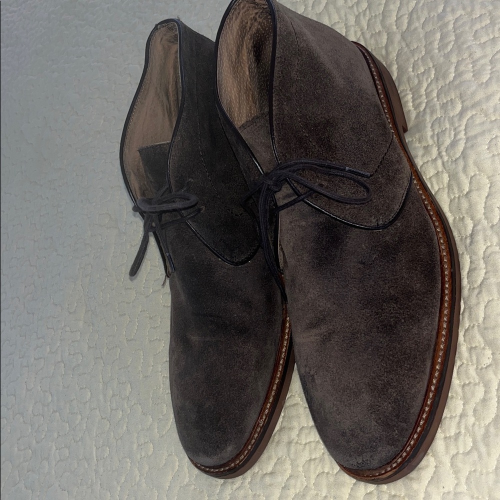 Men's Aston Gray Uptown Suede Chukka Boots SZ 11